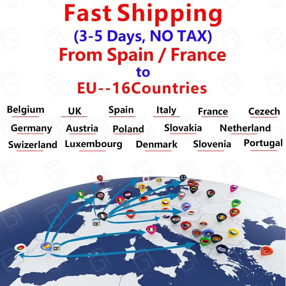 GTmedia V9 Super HD H.265 DVB-S2 Digital Satellite TV receiver&1.5 year Europe Spanish Portugal server cccam v9super