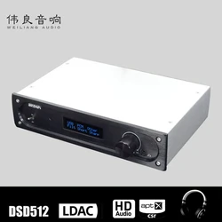 SU3B ES9038PRO Decoder Headphone Amplifier Amanero USB/QCC5125 Bluetooth 5.1 Support DSD512/LDAC APTX-HD Balanced Output SU3B ES9038PRO Decoder Headphone Amplifier Amanero USB/QCC5125 Bluetooth 5.1 Support DSD512/LDAC APTX-HD Balanced Output