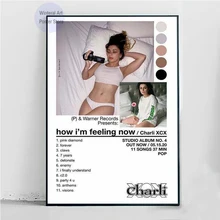  MT661 Charli XCX Album Music Star how i'm feeling now Wall Art Picture Canvas Painting Poster And Prints Living Room Home Decor 