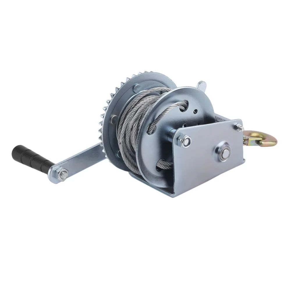 Руководство Winch1000lbs Грузовик Авто подъемный слинг 10 м лодка автомобильный подъемник лебедка сверхмощный ручной силовой Съемник Профессиональные ручные инструменты