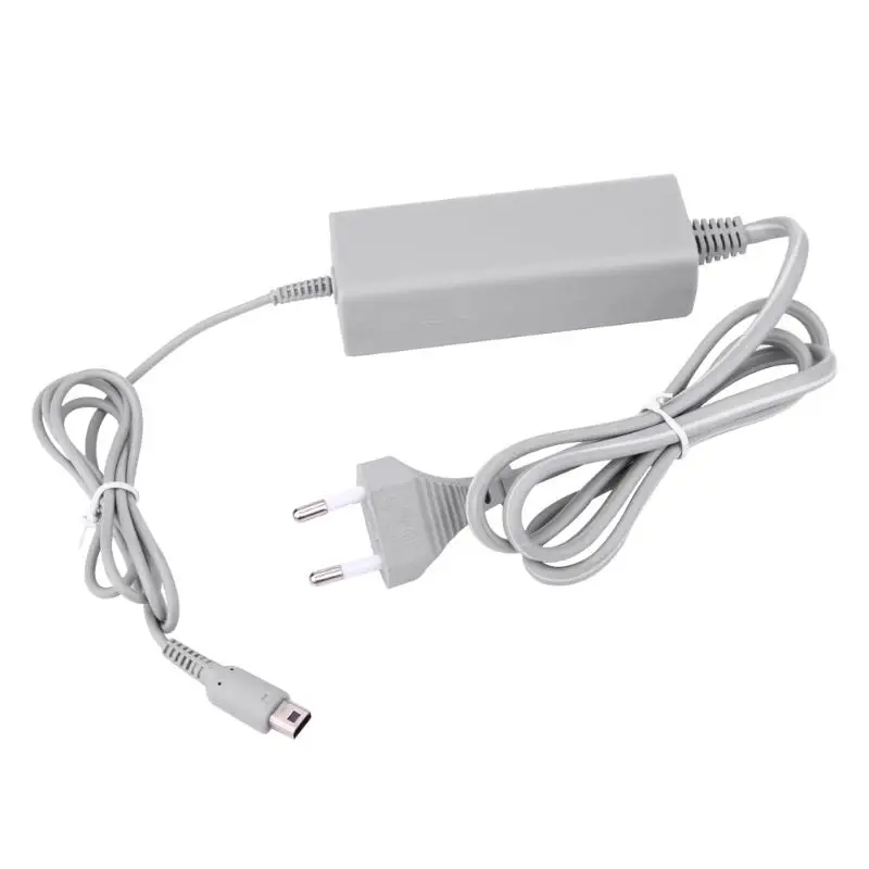 AC ЕС вилка адаптер питания кабель питания для контроллера Wii U Gamepad