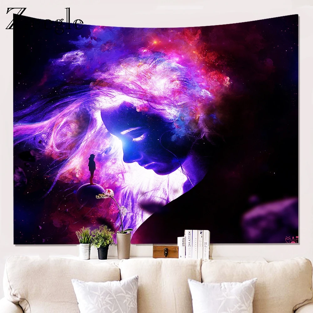 Zeegle Creative Tapestry Home Art Wall Hanging Tapestry Colourful Beach Towel Picnic Blanket Bed Account Bedspread Yoga Blanket