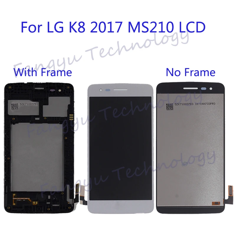 

Original LCD for LG K8 2017 Aristo M210 MS210 US215 M200N LCD Display Touch Screen with Frame Replacement+Tools