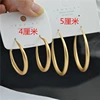 Clip On The Ear Without Piercing Earrings for Women Fashion Jewelry Trendy Big Circle Non Pierced Students Youth Girl's Earrings 4
