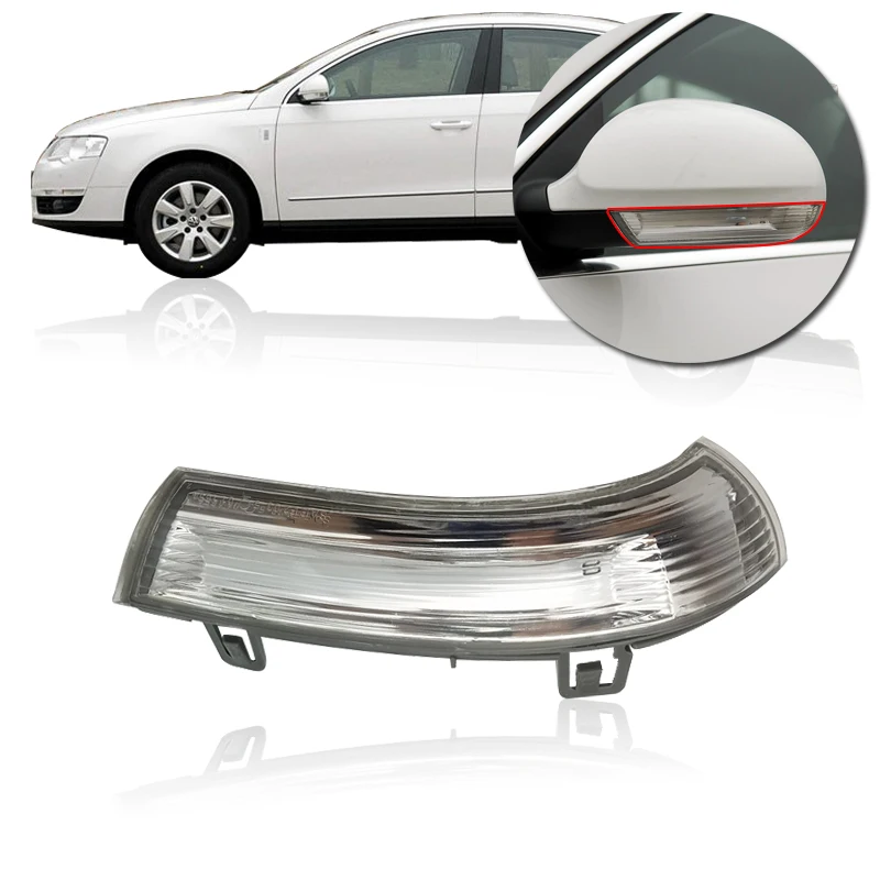 Kamshing для VW Passat B6 Sagitar Magotan 2006 2007 2008 2009 светодиодный зеркальный Поворотный