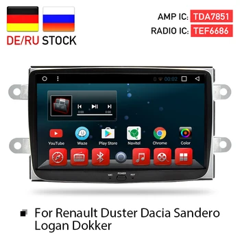 

Android 7.1.1 Car DVD Player GPS Glonass Navigation for Renault Dacia Duster Sandero Lodgy Dokker Multimedia Video Radio Stereo