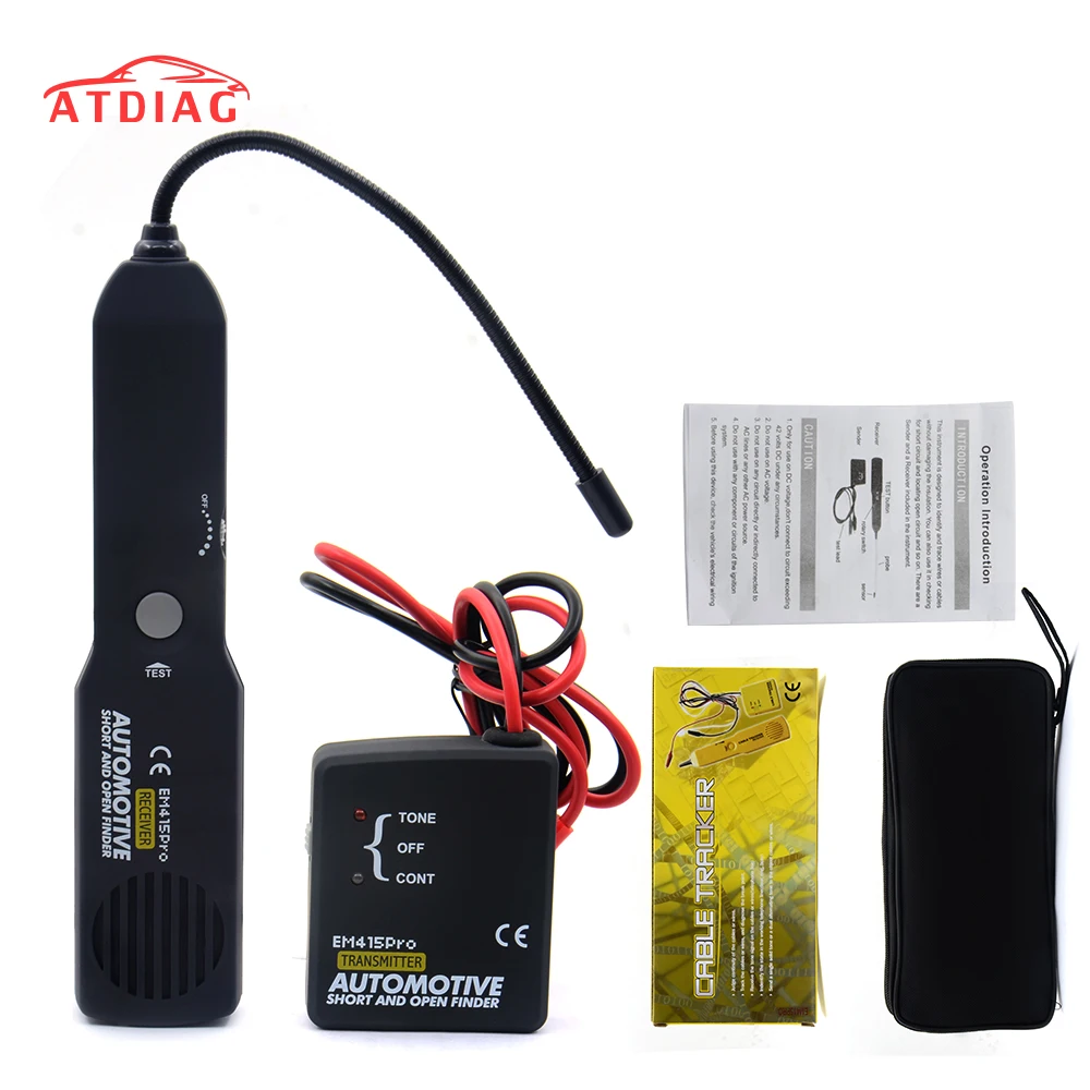 EM415pro Automotive Tester Cable Wire Short Open Finder Repair Tool Tester Car Tracer Diagnose Tone Line