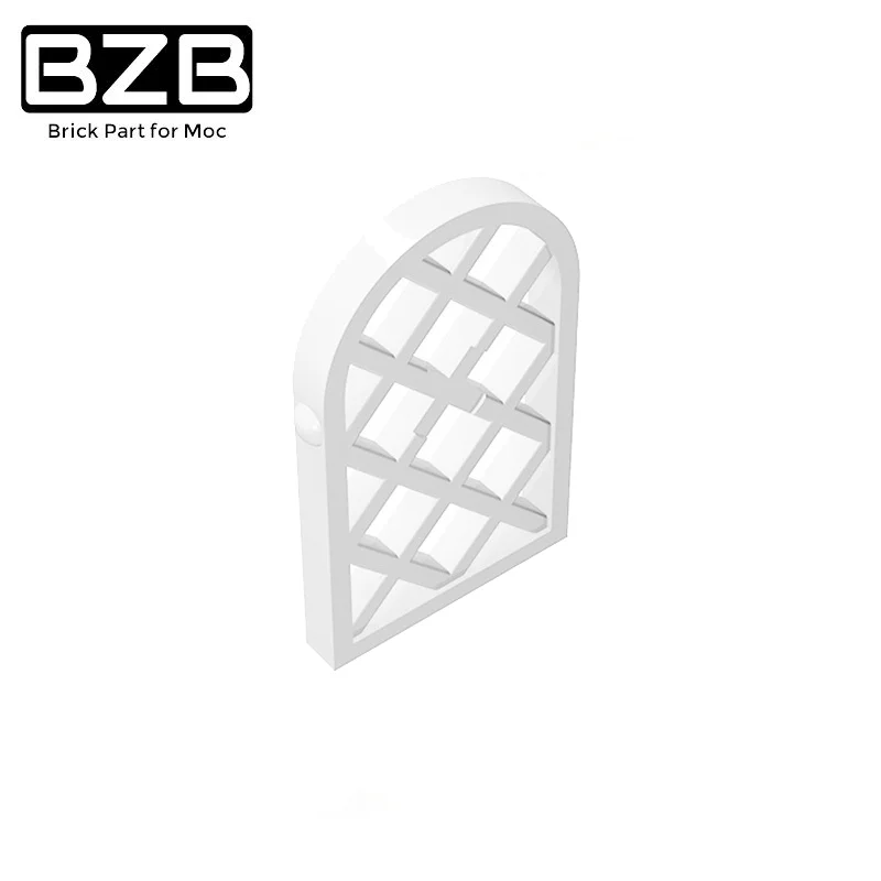 

BZB MOC 30046 1x2x2 2/3 Window высокотехнологичная креативная модель строительного блока, детские игрушки «сделай сам», кирпичные детали, лучшие подарки