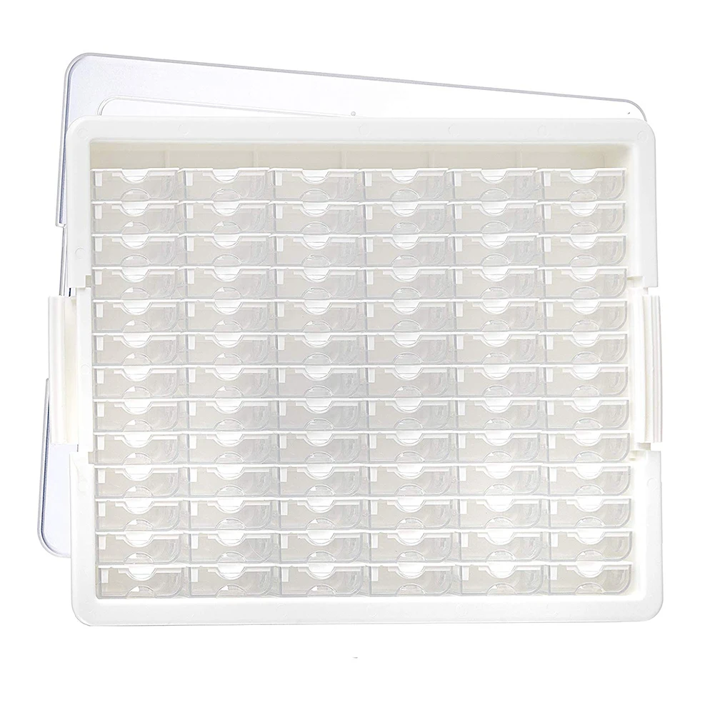 

42/50/78 Bead Containers for Diamond Painting Diamond Embroidery Mosaic Painting Tool Accessories Plaid Jewelry Storage Box