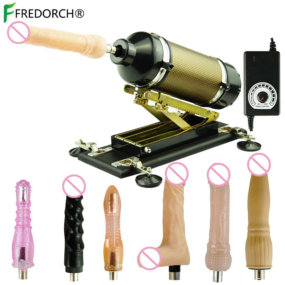 FREDORCH New Arrival Automatic Sex Machine with 6 kinds Dildos Attachments Love Machines Gun Stronger Power for Women Sex Toys 3