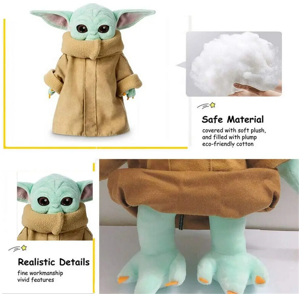 Peluche Baby Yoda The Child - The Mandalorian