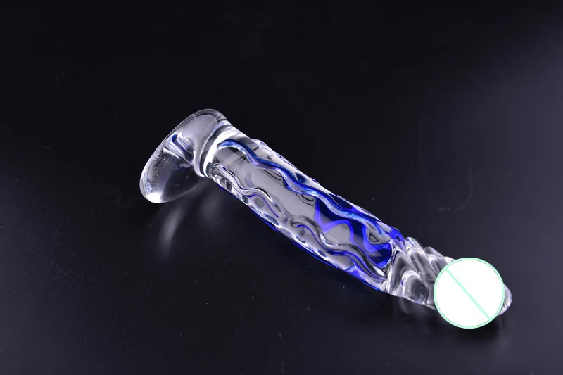 Yue inflooring секс-игрушка стеклянный анус Suppository Butt Plug охлаждающий летний день лед и огонь двойные дни взрослый секс продукт партия