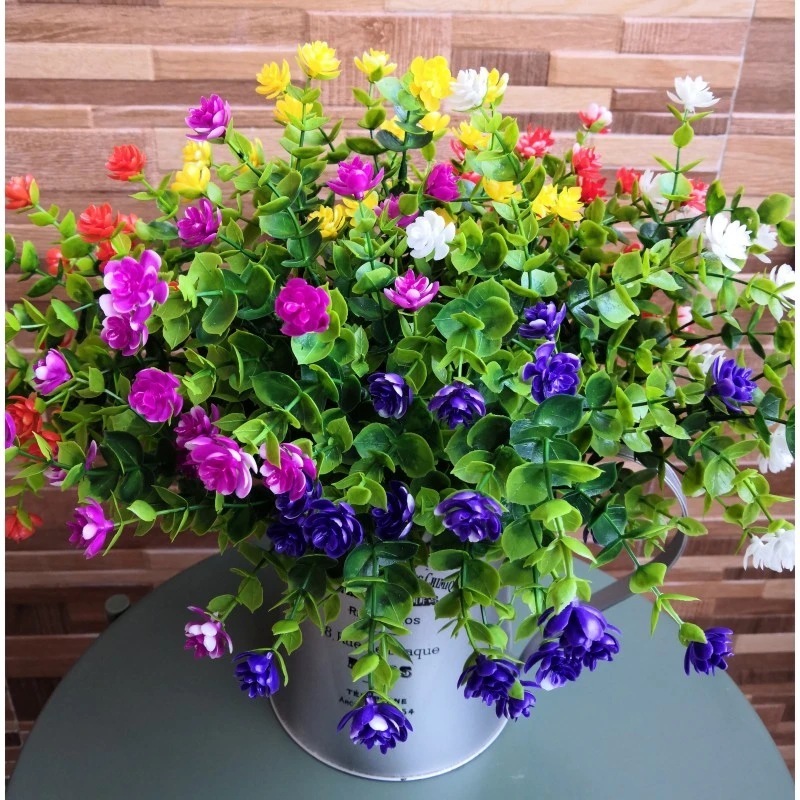 Fleurs Artificielles Pour Décoration D'extérieur, Fausses Plantes En  Plastique, Résistant Aux Uv, Ne Se Décolore Pas, Décor De Jardin, Véranda,  Boîte De Fenêtre - Plantes Artificielles - AliExpress