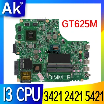

12204-1 Laptop motherboard for DELL INSPIRON 3421 2421 5421 Test original mainboard I3 CPU GT625M Graphics card 8 memory