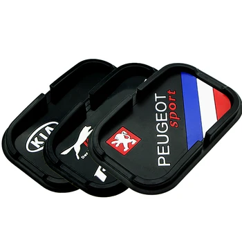 

1pc Fashion Black Car Non Slip Grip Pad Phone GPS Holder Mat for Peugeots Ford Honda Chevrolet kia Mazda Nissan Toyota
