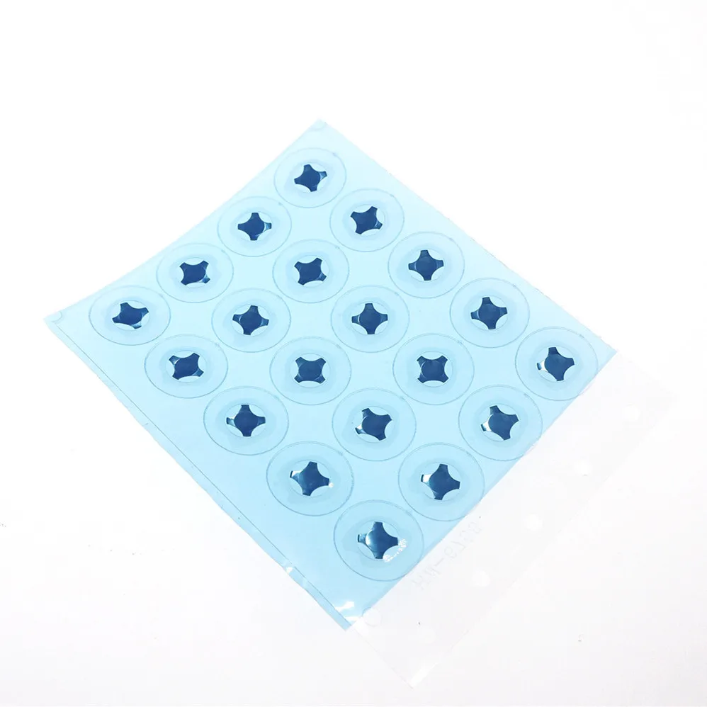 40 шт. пылезащитный металлический купол с одним ключом 7 0 мм крест форма