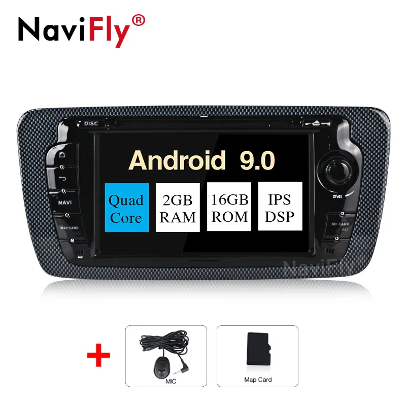 

NaviFly IPS Screen DSP Android 9.0 Car Radio For Seat Ibiza MK4 6J SportCoupe Ecomotive Cupra Car Multimedia DVD Player GPS Navi