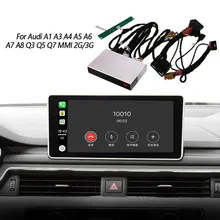 Беспроводной Wi-Fi для Apple CarPlay 2 Din Android Авто модифицированное радио для Audi A1 A3 A4 A5 A6 A7 A8 Q3 Q5 Q7 MMI 2G/3g Автомобильная игровая коробка