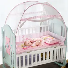 Детские кроватки противомоскитная сетка на кровать складная кроватка плетение палатка для колыбели кровать для малыша навес кровать, палатка для украшение в детскую комнату