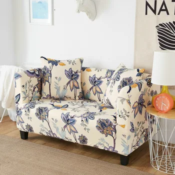 

1pc Leaf /Flower Sofa Cover Cotton Elastic Sofa Slipcovers Corner Sofa Towel Couch Cover Sofa Covers for Living Room copridivano