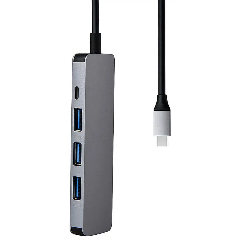 5in1 Тип usb C до 4-Порты и разъёмы USB 3,0 Micro usb-хаб для MacBook Pro, MacBook Air, retina, hp павильон, и ASUS из мультфильма «Холодное сердце» моноблок и т. д