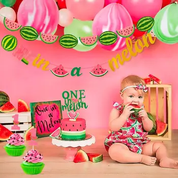 

Summer Watermelon Party Decor One In A Melon 1st Birthday Party Decor Kids Summer Tropical Party One Year Birthday Party Favors