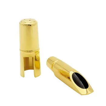 

Jazz Alto Sax Saxophone 6C Mouthpiece Metal with Mouthpiece Patches Pads Cushions Cap Suitable for professional saxophonists