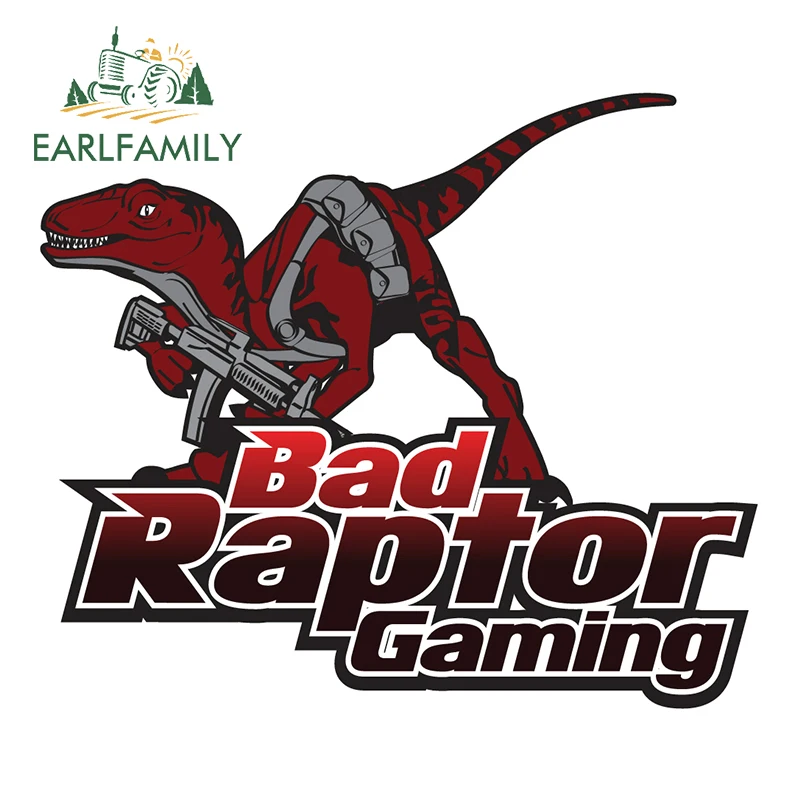 EARLFAMILY 13 см x 11 1 для игр плохой Раптор автомобильные наклейки водонепроницаемые