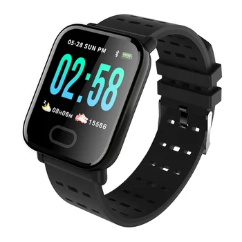 

Hot Digital Male Wrist Watch With LED Display Color Screen Smart Bracelet Real-Time Heart Rate Blood Pressure Monitoring