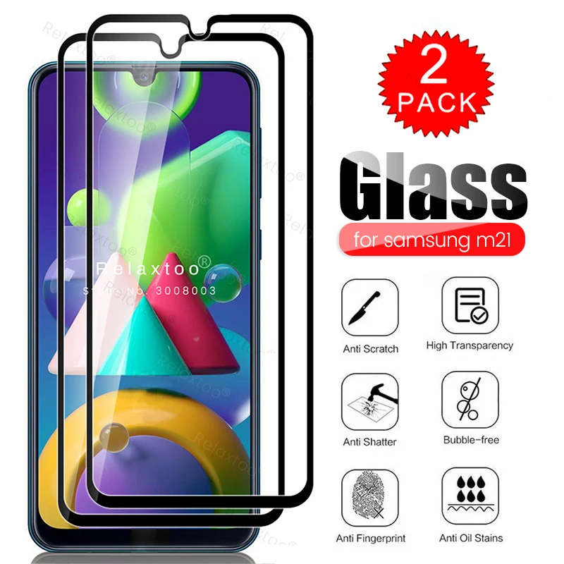 Стекло для samsung m 21 защитная пленка экрана закаленное стекло galaxy m21 2020 sm-m215f/ds 6 4