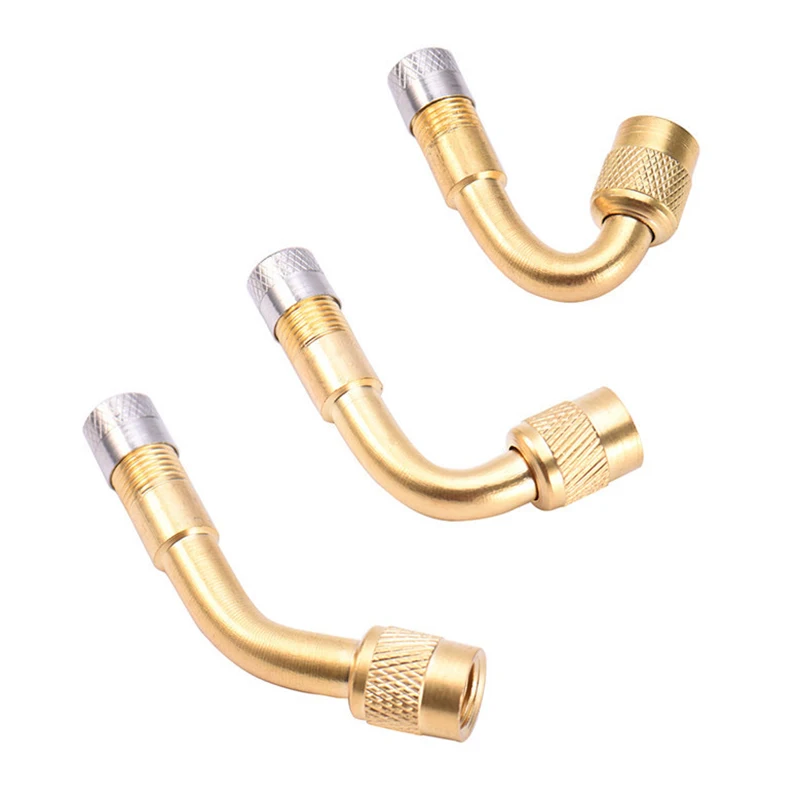 

2 PCs led Valve extension metal bent 45/90/135 degree for car, truck, bent valve, wheel adapter