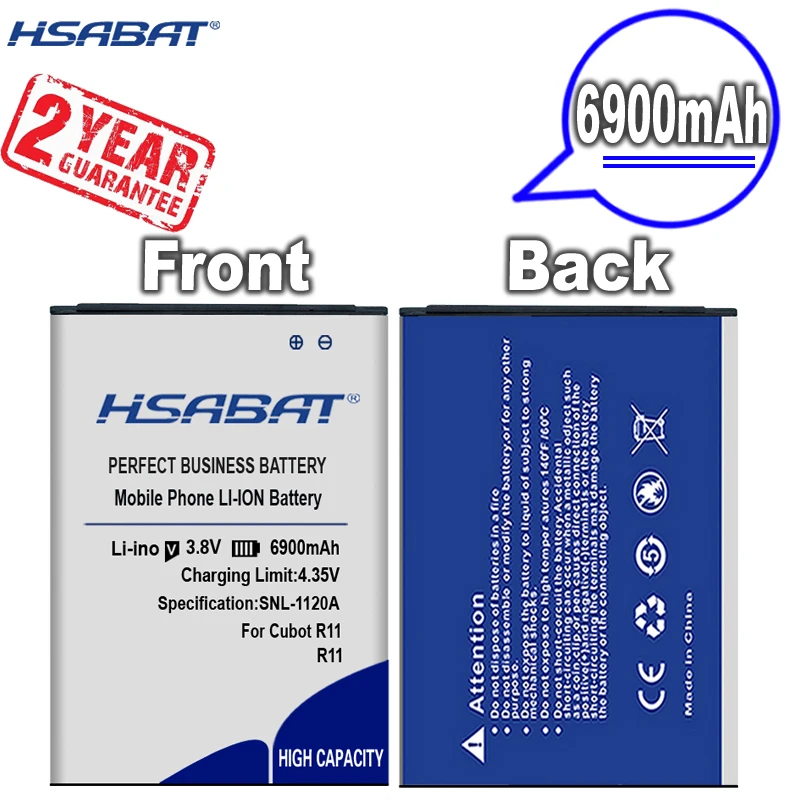 Новое поступление [HSABAT] 6900 мАч Сменный аккумулятор для Cubot R11 | Мобильные телефоны