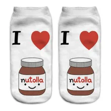 Harajuku печати мультфильм забавные носки для девочек Новая мода Красочные Kawaii унисекс Уличная Хлопок удобные носки