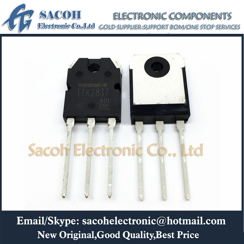 ; набор из 10 шт. 2SK2837 K2837 TTK2837 TO-3P 20A 500V Мощность MOSFET