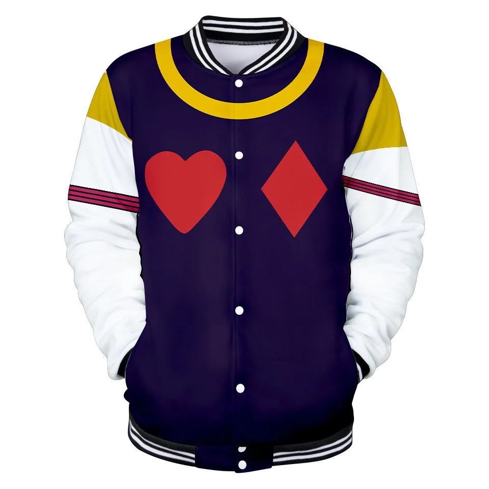 Anime Hunter X Hunter Cosplay Uniform Baseball Jacket Kulolo Gon Freecss Killua Jacket Baseball Uniform Men Bomber Jacket Aliexpress