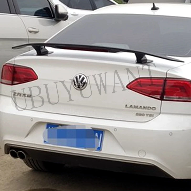

For Lamando Spoiler 2006-2018 Volkswagen Lamando TF High Quality Spoiler ABS Material Car Rear Wing Primer Color Rear Spoiler
