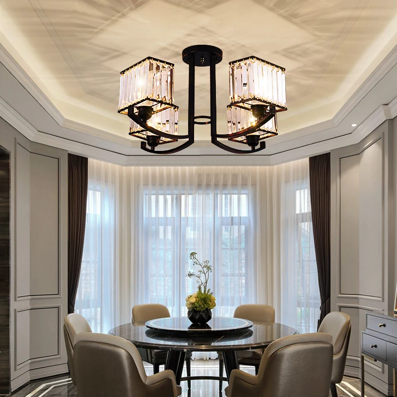 modern crystal chandeliers lighting for Livingroom Bedroom Fitting lusters Lamp Restaurant Decoration chandelier lights mode | Освещение
