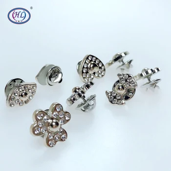 

HL5pcs/10pcs Metal Snap Brooch Convenient Buttons Suit cufflinks Anti-glare Buttons No-sewing Apparel Accessories