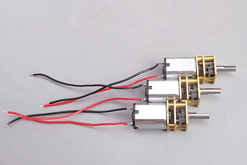 Микро Мини N20 полностью Металлическая шестерня редуктора электродвигатель постоянного тока 3 в 5 в 6 в 360 об/мин 9,3 мм D-Sharp DIY робот умный автомобиль