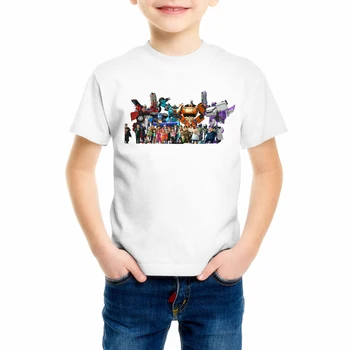 

Summe Kawaii Cartoon Robot Tobot Kids T-shirt Baby Boys Kid Clothes Cartoon Printed Top Tees School Costumes Holiday gifts Z27-1