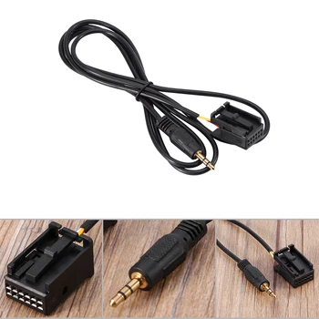 

12Pin 3.5mm Female Jack AUX Adapter Radio Interface Cable MP3 For Ford Mk2 C-Max
