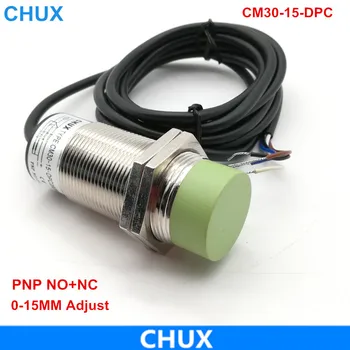 

capacitance type proximity sensor M30 15mm detect distance PNP 24v DC capacitive proximity switch (CM30-15-DPC)