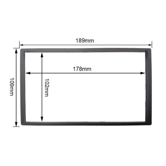 Universal 7 Inch 2Din Stereo Car Audio Frame Auto Radio Android Player ...