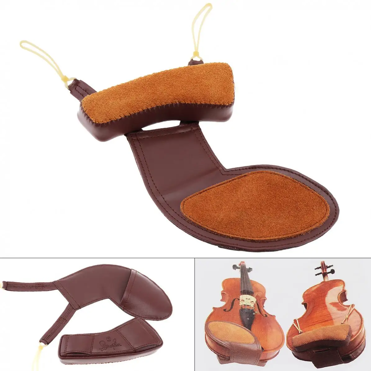 

3/4-4/4 Sheepskin Soft Violin Chin Rest & Shoulder Pad Violin Accessories