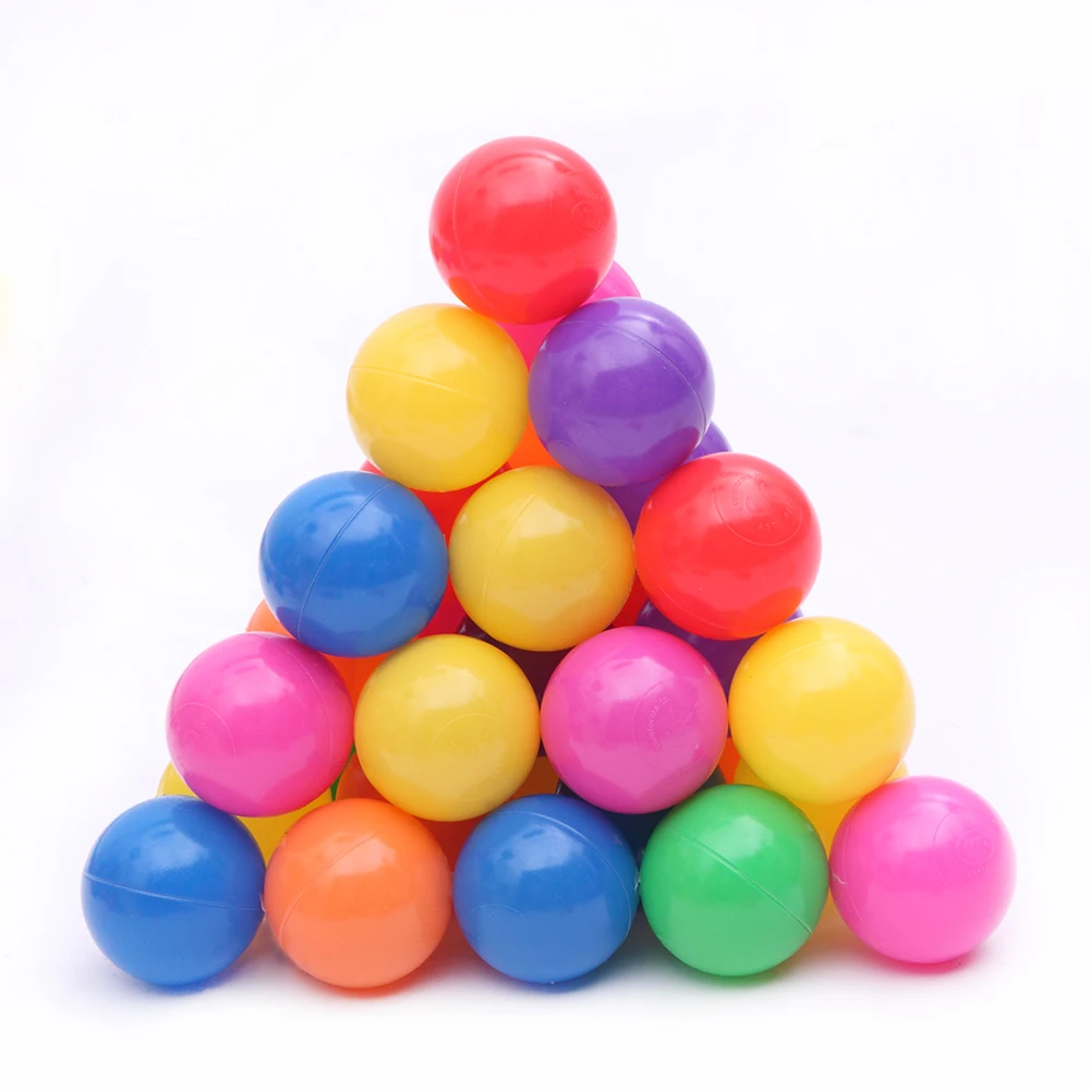 

Fun Soft Plastic Baby Ocean Balls 100pcs 5.50cm Swim Pit Kids Toys Environmentally Non-Toxic No Smell Colorful U.S. Stock