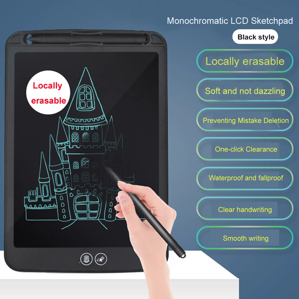 Подарок офисный электронный портативный детский почерк доска цветной дисплей анти-всплеск легкий ЖК-экран частичный стираемый