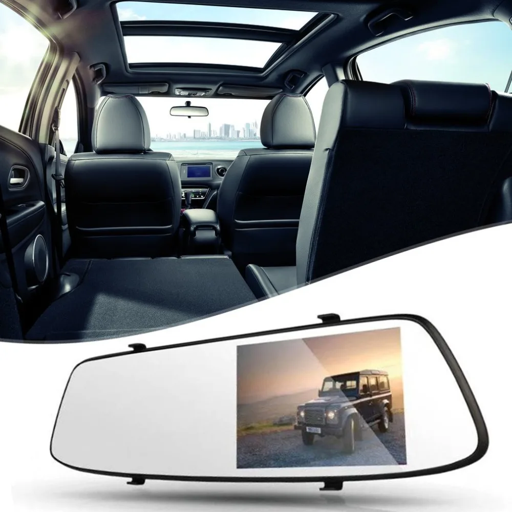 V3OO Автомобильное зеркало заднего вида DVR камера ADAS Dash Cam видео рекордер высокой четкости широкоугольный основной объектив