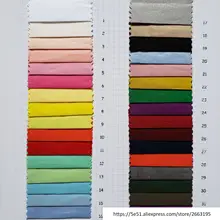 T400 плотная ткань 60-х хлопок полиэстер Поплин сплошной цвет рубашка юбка ткань летняя одежда платье подкладка