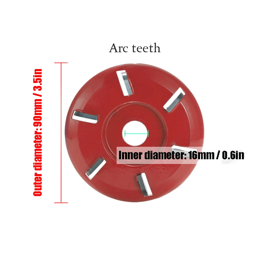 Качественный сплав мощность резьба по дереву диск шестизуб фреза для 16 мм Диафрагма угловая шлифовальная машина полировка Деревообрабатывающие инструменты