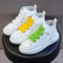 Г., женская обувь Мягкая женская обувь на плоской подошве с застежкой-липучкой модная женская обувь с высоким берцем, zapatos de mujer chaussures femme Z12-16